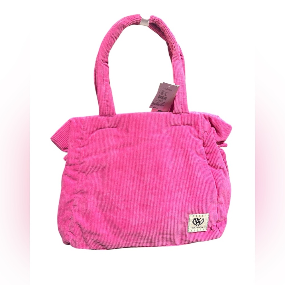 Wildfox PINK Corduroy Bag New Super cute